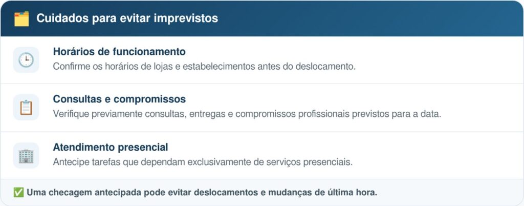 Autoridades confirmam feriado na quinta-feira, 01 de outubro, e bancos, escolas, repartições públicas e outros serviços podem ter funcionamento alterado