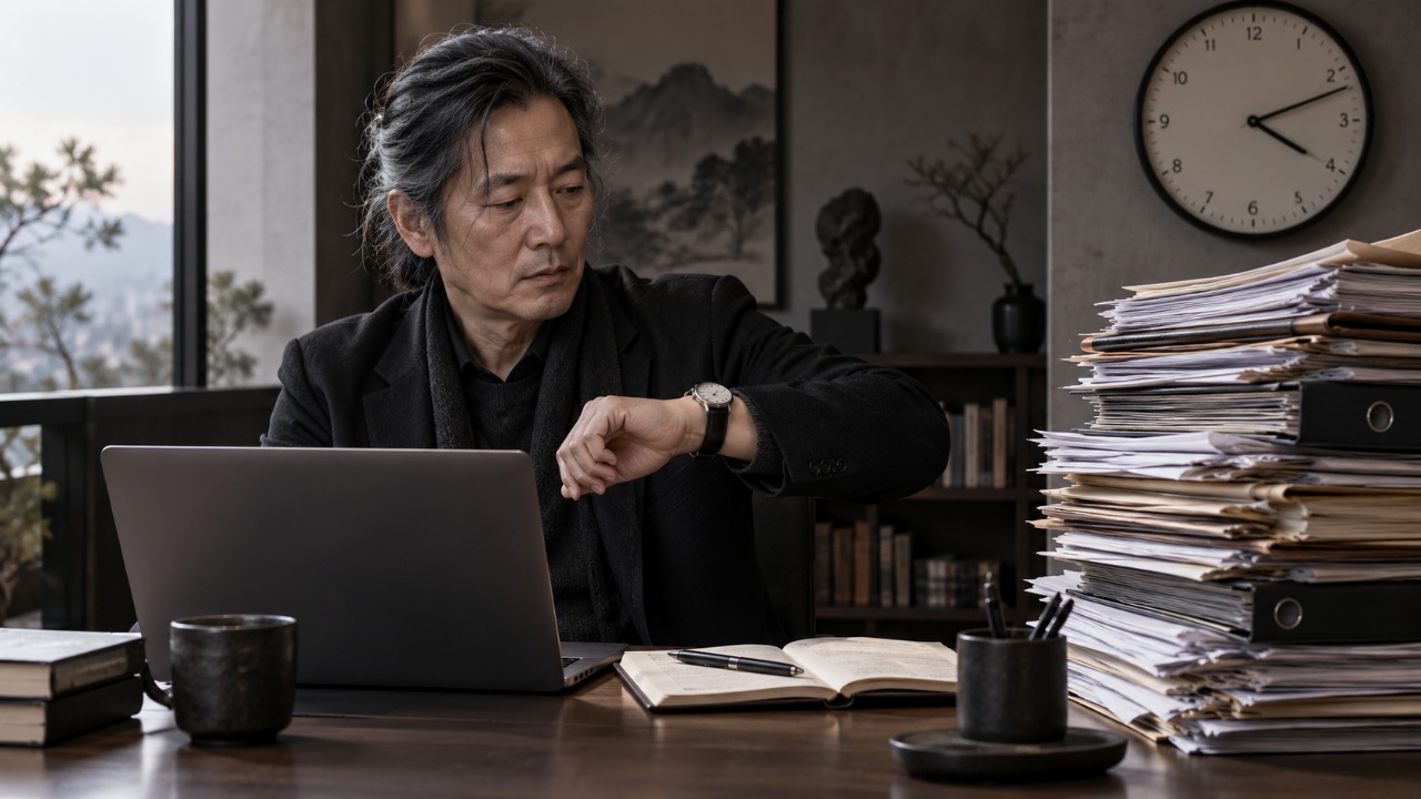 Frase de Byung-Chul Han, filósofo sul-coreano: “O que provoca a depressão por esgotamento não é o imperativo de pertencer apenas a si mesmo, mas a pressão por desempenho.” Uma reflexão sobre viver tentando produzir cada vez mais