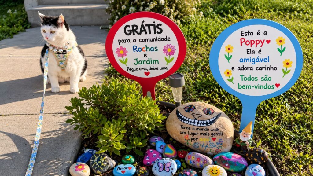 Gato que venceu o câncer continua recebendo pedras pelo correio, e a história por trás desses presentes emociona quem conhece sua trajetória