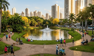 Com prédios de Art Déco tombados e cerca de 950 mil árvores nas ruas fazem da capital goiana, planejada nos anos 1930, um roteiro que alterna arquitetura e sombra