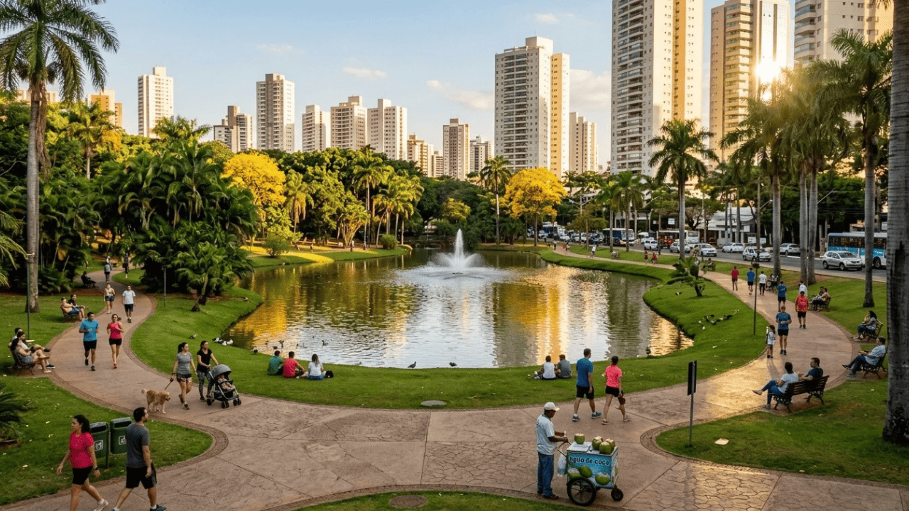 Com prédios de Art Déco tombados e cerca de 950 mil árvores nas ruas fazem da capital goiana, planejada nos anos 1930, um roteiro que alterna arquitetura e sombra