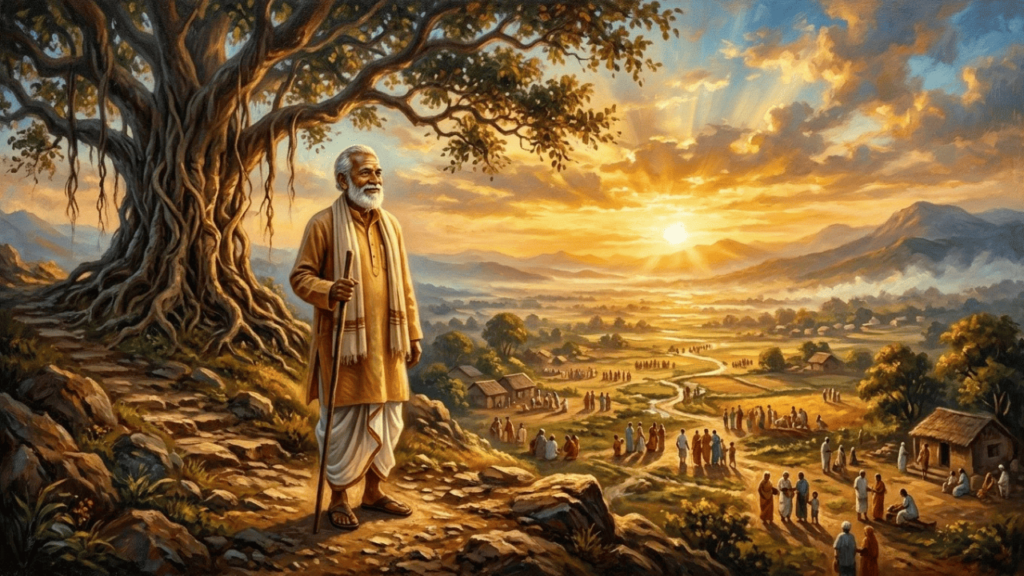 Provérbio indiano do dia: “Quando você nasceu, chorava e o mundo se alegrava. Viva de tal modo que, ao morrer, o mundo chore e você se alegre.” Uma mensagem sobre construir uma vida voltada ao impacto nas outras pessoas
