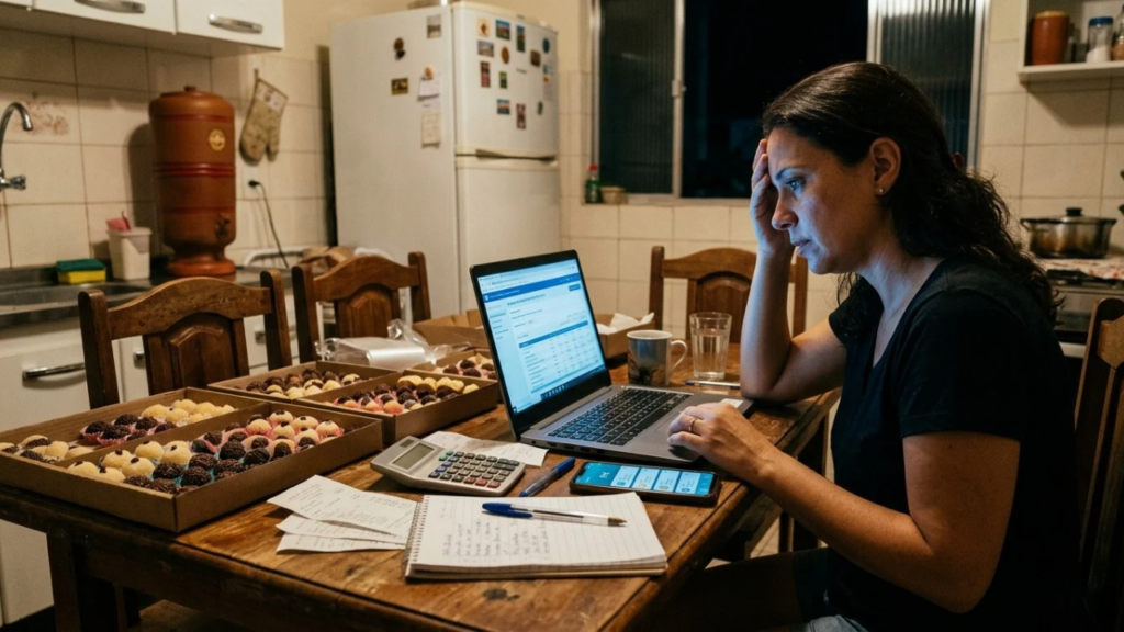 Vendedora fatura R$ 300 por dia no PIX vendendo doces, não abre MEI e cai na Malha Fina da Receita após banco enviar relatório do e-Financeiro com R$ 90 mil movimentados no ano
