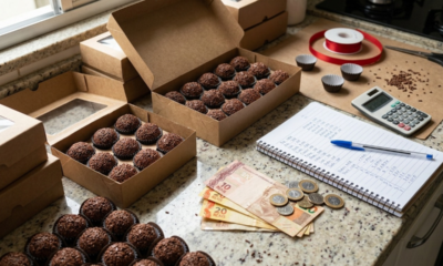 Quanto custa vender brigadeiro para lucrar R$ 3.500 por mês?