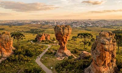 A Taça de pedra de 300 milhões de anos no Paraná nasceu quando a região era coberta de gelo perto do Polo Sul