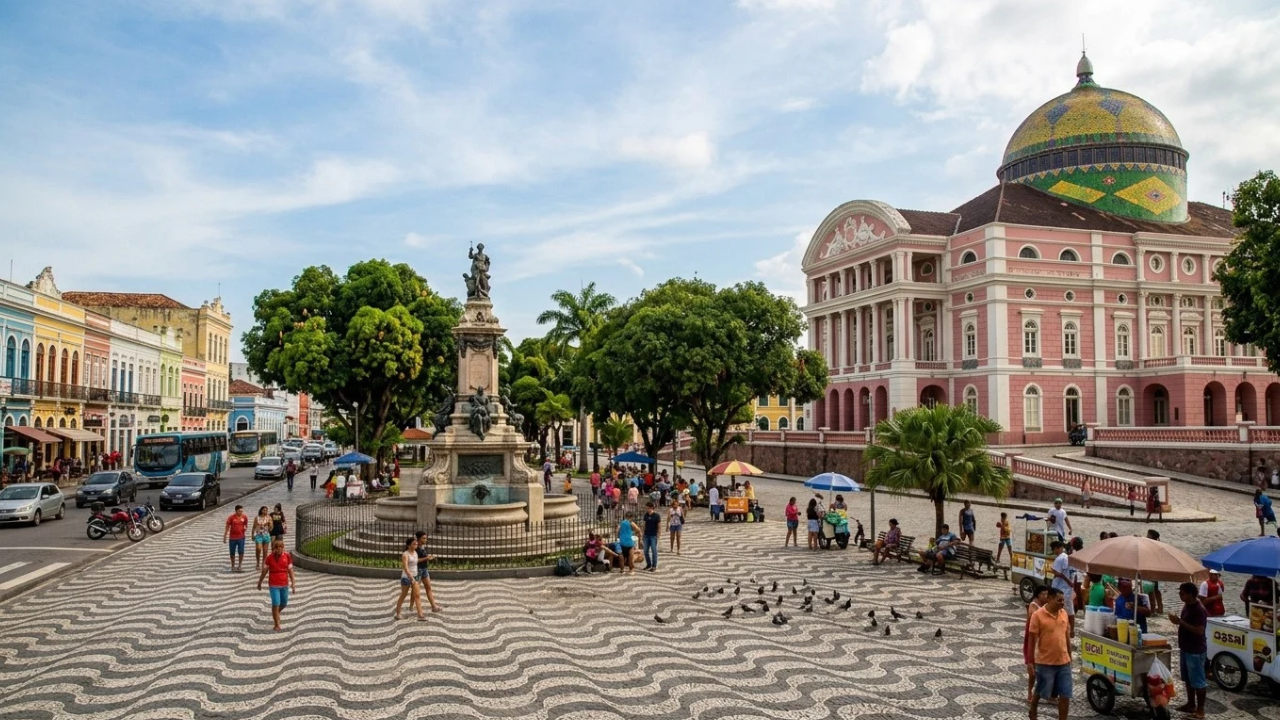 No coração da Amazônia, uma metrópole brasileira reúne vida urbana, natureza e experiências turísticas que despertam o interesse de viajantes de todo o país