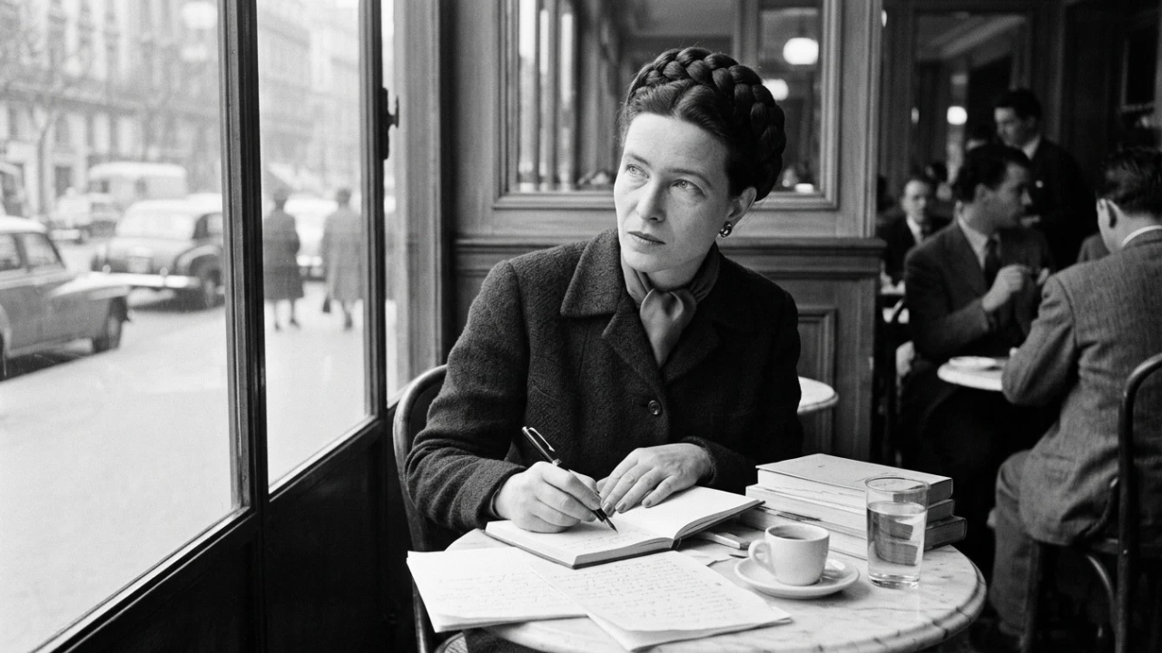 Simone de Beauvoir, filósofa francesa, sobre a velhice: "Para que a velhice não seja uma paródia ridícula da nossa existência anterior, só há uma solução: continuar a perseguir fins que deem sentido à nossa vida." Uma reflexão sobre ter projetos depois dos 60