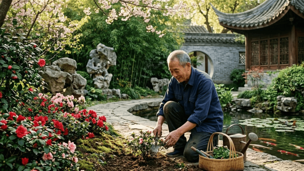 Provérbio chinês do dia: "Se quiser ser feliz por uma semana, case-se; se quiser ser feliz por um mês, mate um porco; mas se quiser ser feliz a vida toda, plante um jardim." A diferença entre alegrias de momento e aquelas que crescem com o cuidado
