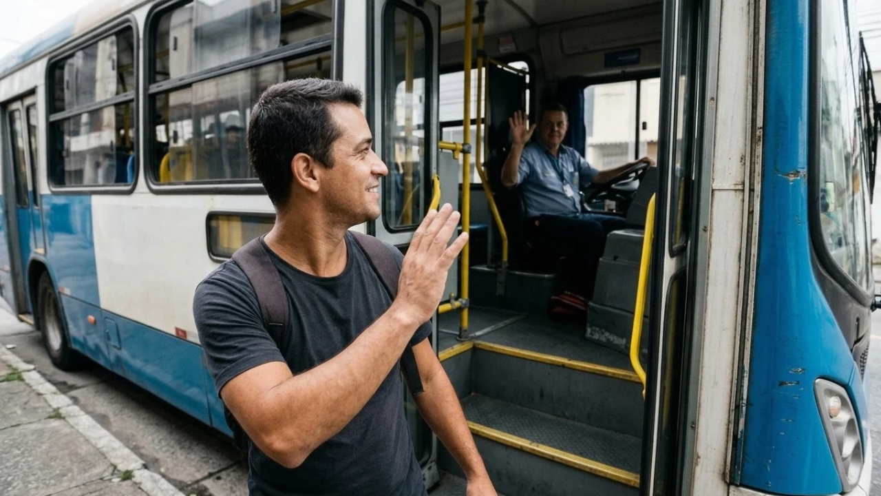 Especialistas em psicologia explicam: quem diz "obrigado" ao motorista ao sair do ônibus revela atenção ao esforço que quase ninguém enxerga