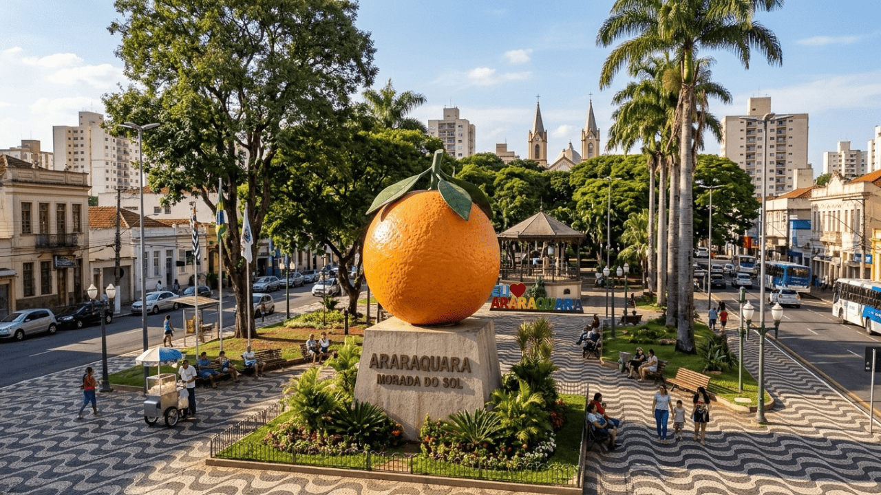 A “Capital da Laranja” é a 3ª melhor para viver no Brasil, com ruas seguras e IDH comparado a Europa, a cidade produz 1 em cada 3 copos de suco consumidos no mundo