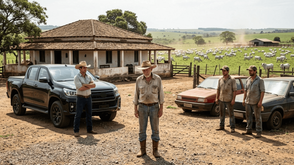 Pai deixa fazenda de R$ 32 milhões e 1.800 cabeças de gado a um único filho de herança, e apenas 2 carros velhos aos outros dois, e a lei obriga a refazer a divisão