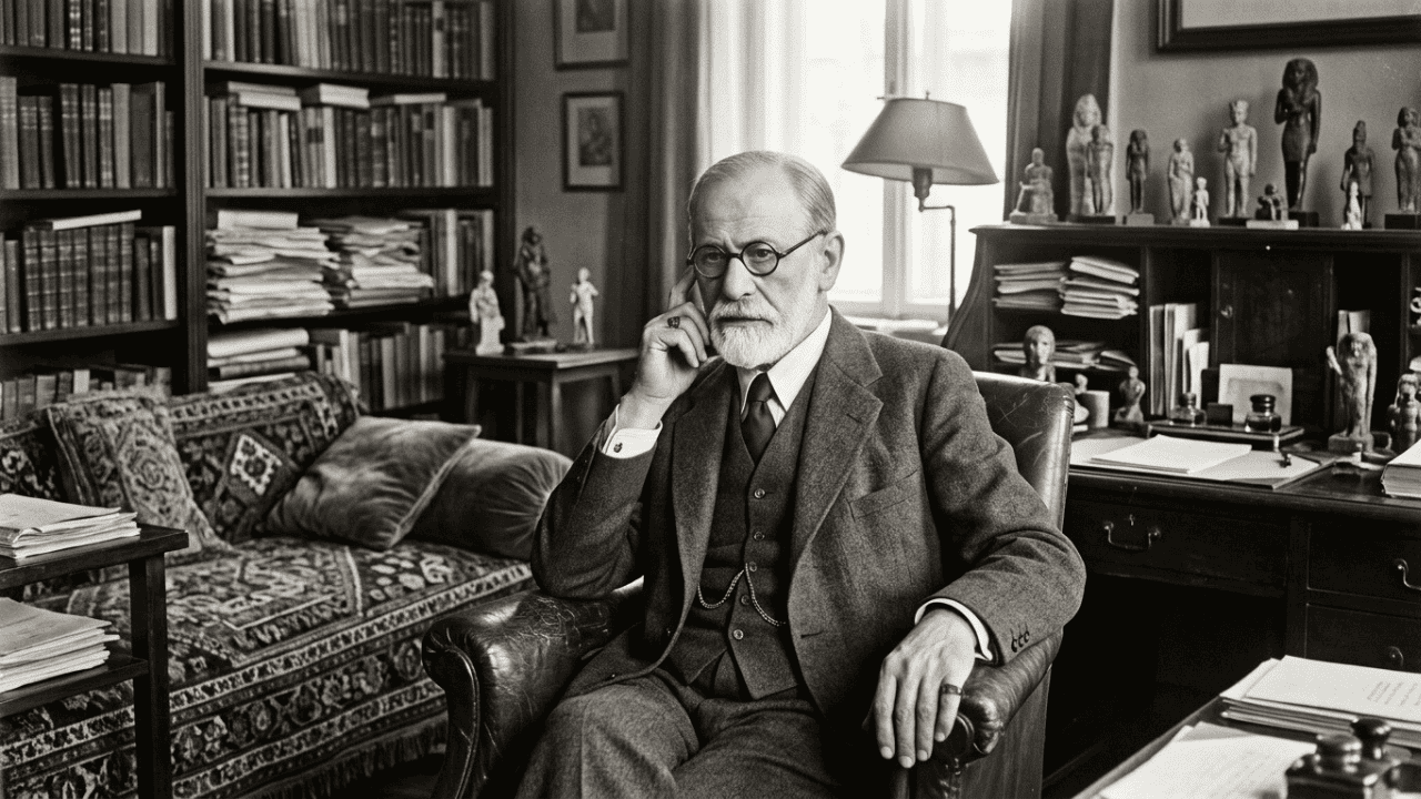 Sigmund Freud, fundador da psicanálise: “Somos feitos de carne, mas temos de viver como se fôssemos de ferro.” Uma reflexão sobre fragilidade humana, cobranças cotidianas e a pressão para demonstrar força mesmo nos momentos difíceis
