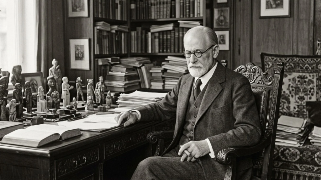 Sigmund Freud, fundador da psicanálise: “Somos feitos de carne, mas temos de viver como se fôssemos de ferro.” Uma reflexão sobre fragilidade humana, cobranças cotidianas e a pressão para demonstrar força mesmo nos momentos difíceis