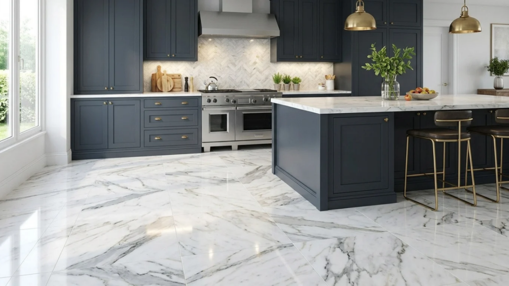 Adeus aos azulejos na cozinha: a tendência minimalista que renova o piso em um dia sem precisar contratar pedreiros gastando pouco