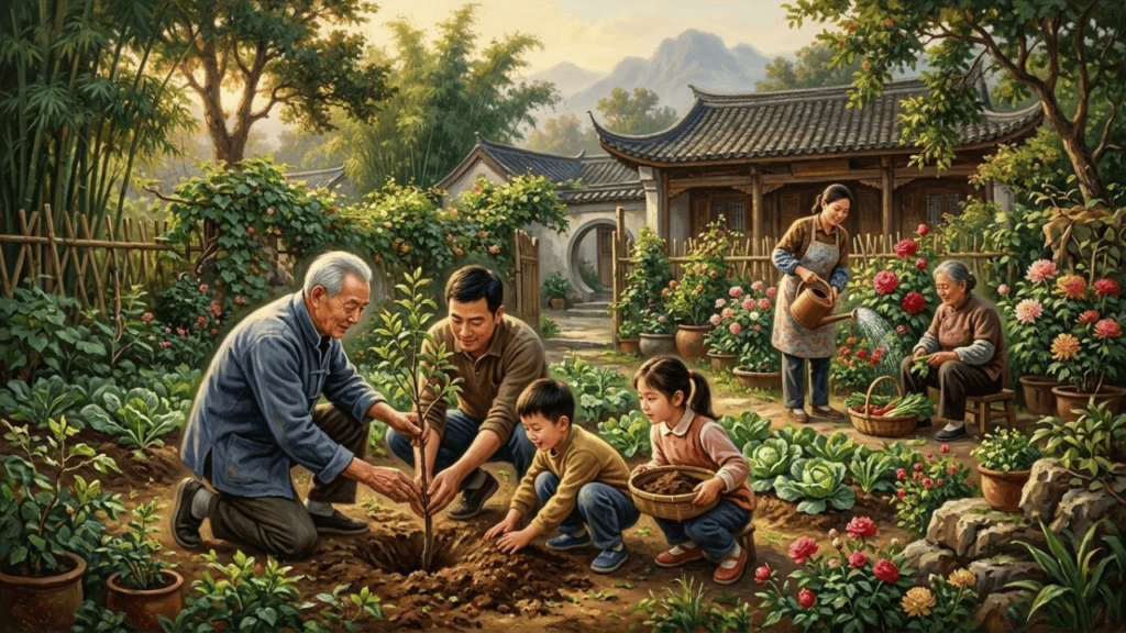 Provérbio chinês do dia: "Se quiser ser feliz por uma semana, case-se; se quiser ser feliz por um mês, mate um porco; mas se quiser ser feliz a vida toda, plante um jardim." A lição sobre por que certas alegrias se esgotam rápido e outras só crescem com o tempo