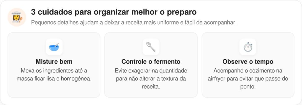 Pãozinho de airfryer com 3 ingredientes e pronto em 5 minutos: receita fácil para o café da manhã
