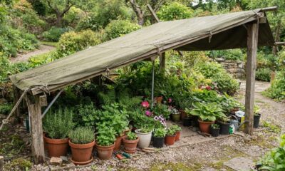 Como uma lona comum pode salvar seu jardim das tempestades de primavera
