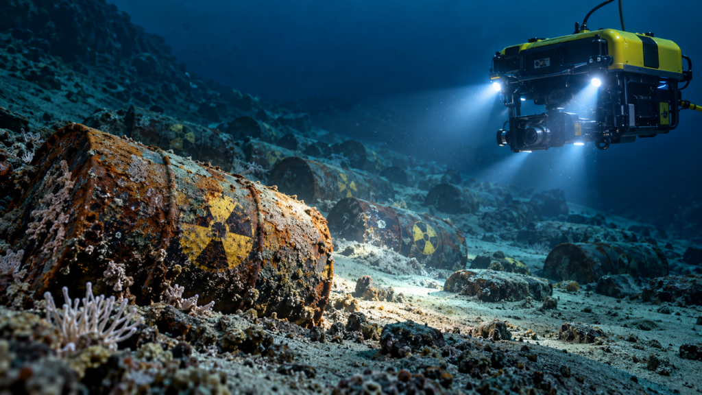 Cientistas encontram 150 mil toneladas de resíduos químicos escondidas no fundo do oceano e descoberta revela um problema ambiental gigantesco