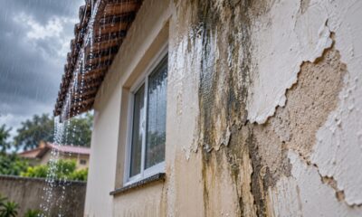 O acabamento aplicado nas paredes externas que ajuda a reduzir a entrada de água da chuva e por que preparar corretamente a superfície é importante para sua durabilidade