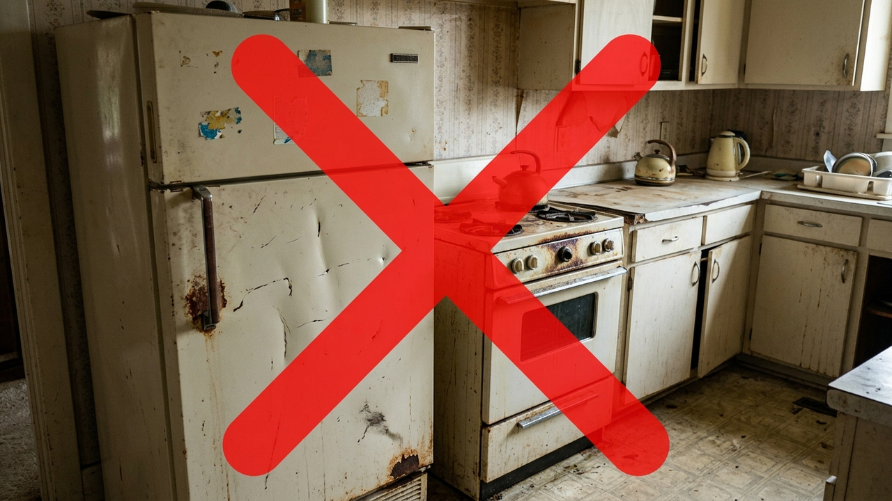 Adeus eletrodomésticos antigos e riscados: como envelopar o fogão e a geladeira com adesivo para dar cara de cozinha planejada