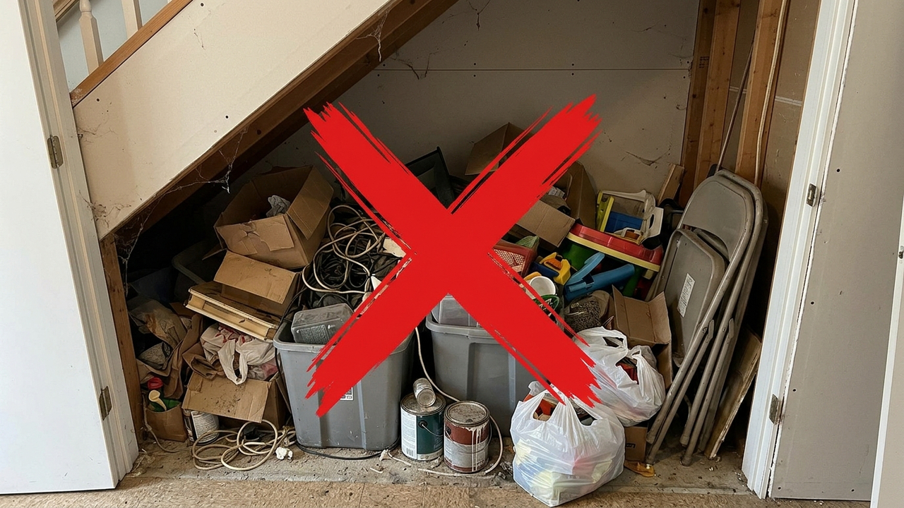 Adeus espaço perdido embaixo da escada: as soluções inteligentes de marcenaria e nichos para criar home office ou adega no vão
