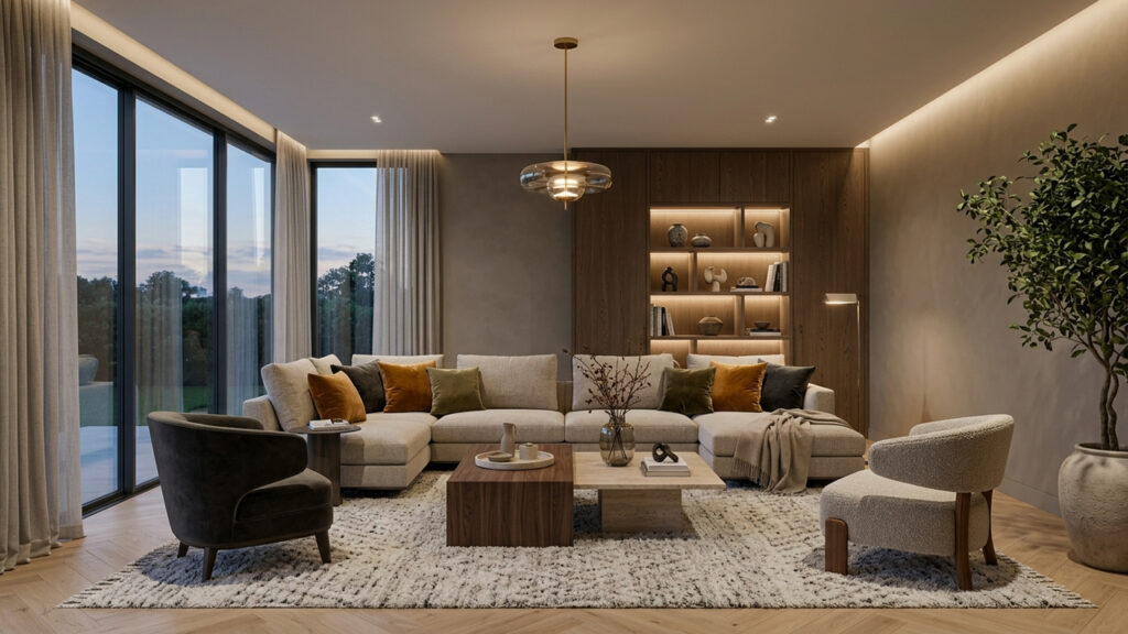 Adeus, off-white: a nova cor neutra e sofisticada que está dominando os projetos de arquitetura e interiores modernos
