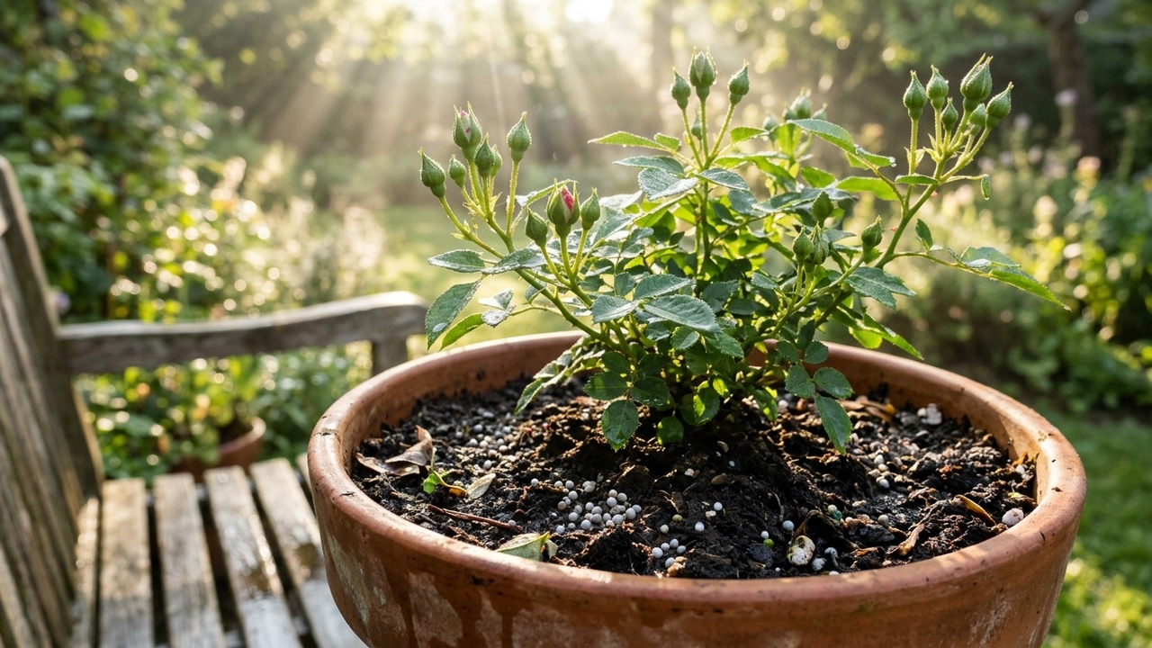 O adubo rico em fósforo aplicado 15 dias antes da primavera que faz os vasos produzirem até 50% a mais de flores no quintal