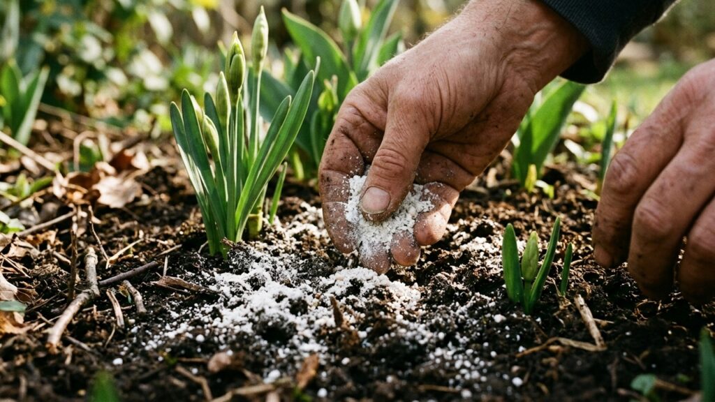 O adubo rico em fósforo aplicado 15 dias antes da primavera que faz os vasos produzirem até 50% a mais de flores no quintal