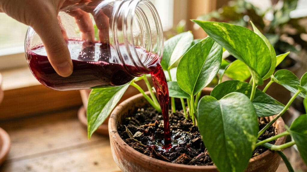 Água de cozimento da beterraba nas plantas: como o tônico caseiro rico em ferro líquido devolve o vigor e a cor para as folhas
