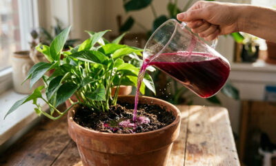 Água de cozimento da beterraba nas plantas: como o tônico caseiro rico em ferro líquido devolve o vigor e a cor para as folhas