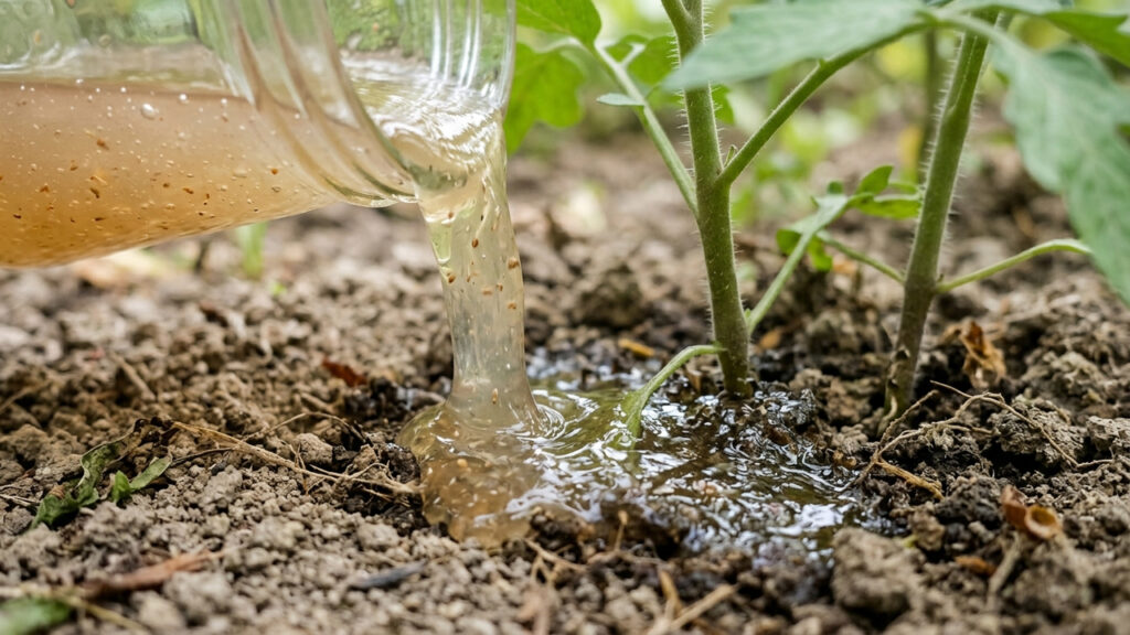Regar a terra com água morna de linhaça: como o gel vegetal retém a umidade no solo e salva as plantas no calor extremo do verão