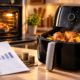 Família compra uma air fryer de 5 litros para preparar refeições sem usar o forno convencional e descobre como a potência do equipamento, o tempo de preparo e a quantidade de alimentos colocados no cesto influenciam o consumo elétrico