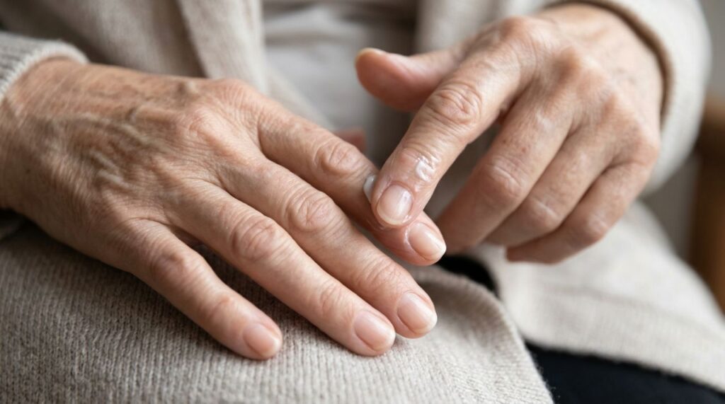 Dermatologistas explicam: se as unhas apresentam pequenas linhas verticais depois dos 60, pode não ser necessariamente falta de vitaminas, mas uma mudança natural com a idade, embora alterações repentinas mereçam avaliação