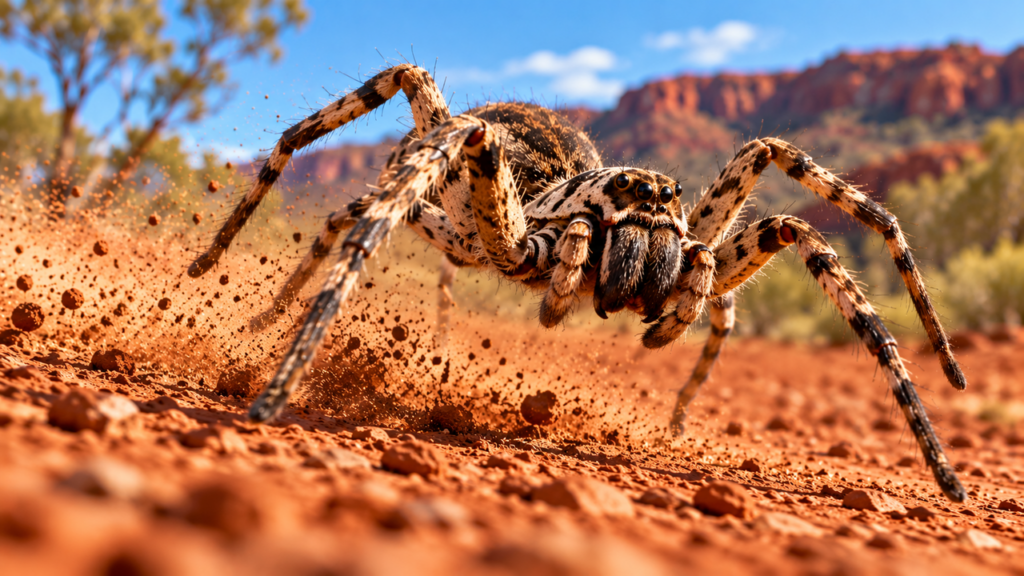 A aranha mais rápida do mundo consegue correr mais rápido que uma pessoa e revela uma habilidade impressionante escondida em suas oito pernas