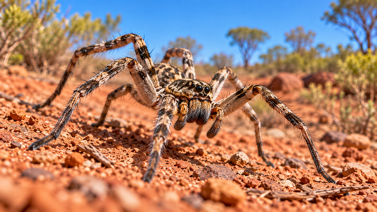 A aranha mais rápida do mundo consegue correr mais rápido que uma pessoa e revela uma habilidade impressionante escondida em suas oito pernas