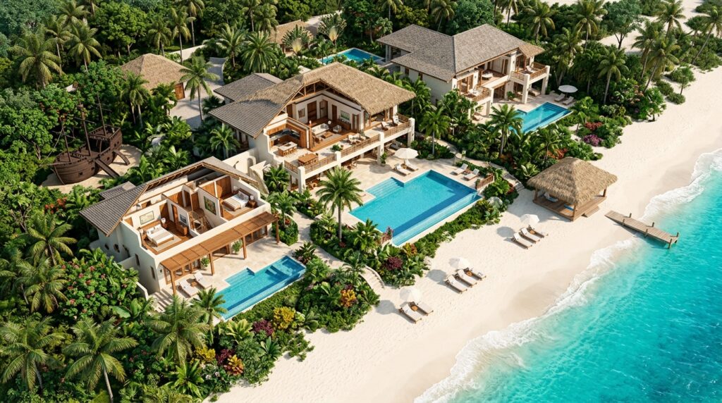Bruce Willis, 71 anos, comprou 3 hectares no Caribe e anos depois sua antiga mansão chegou a US$37,5 milhões