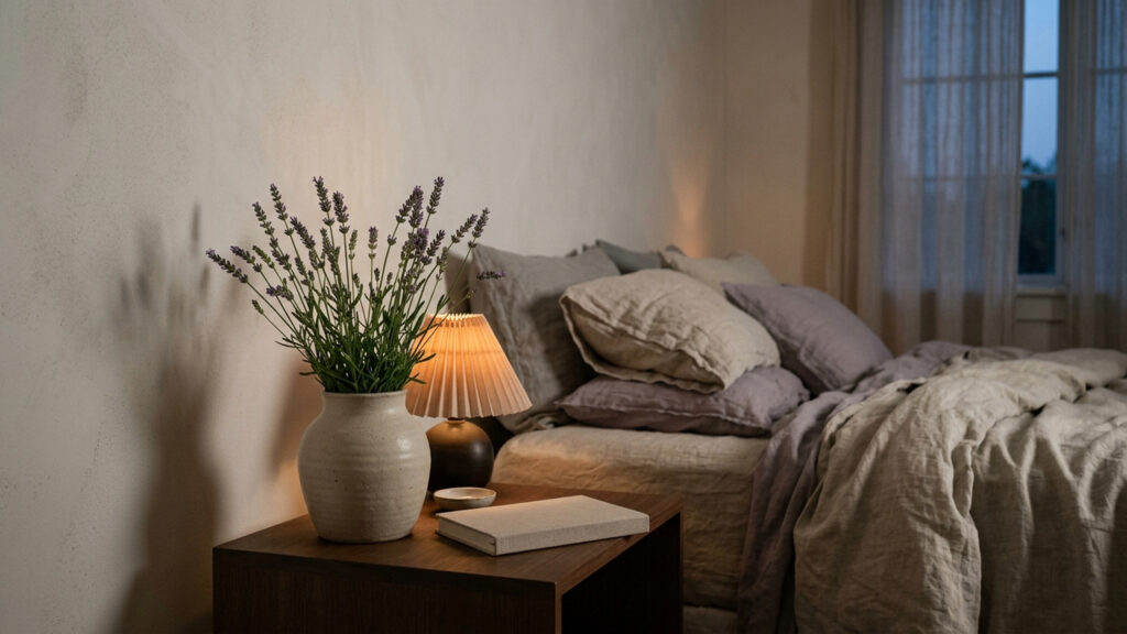Esse aroma natural no quarto de dormir age diretamente no organismo e provoca uma reação física relaxante antes de você pegar no sono