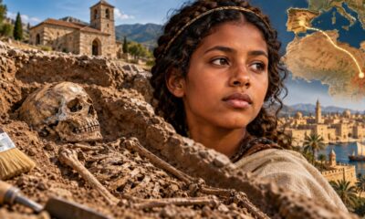 Esqueleto de adolescente do século VII encontrado na Espanha revela origem ligada à Etiópia e surpreende arqueólogos com descoberta genética rara