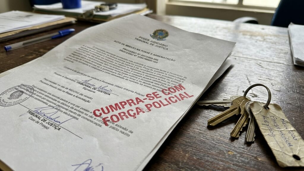 Comprador arremata imóvel de R$ 180 mil em leilão, antigo dono se recusa a sair e juiz autoriza desocupação imediata com força policial