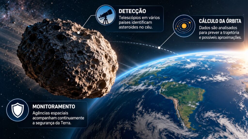 Astrônomo húngaro identifica um asteroide que cruza a órbita da Terra, e a descoberta chama atenção para os objetos espaciais que circulam pelo Sistema Solar