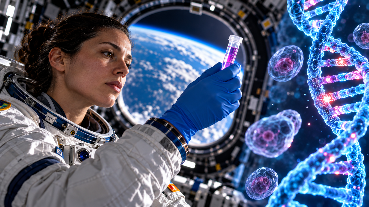 O espaço pode “mudar” o DNA humano, cientista explica como a microgravidade altera a leitura dos genes sem modificar o código genético