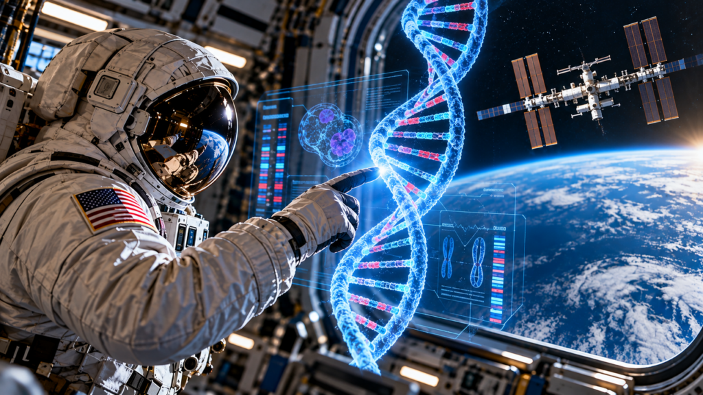 O espaço pode “mudar” o DNA humano, cientista explica como a microgravidade altera a leitura dos genes sem modificar o código genético