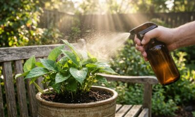 O remédio comum de farmácia que dissolvido na água da rega ativa as defesas naturais das plantas e impede que as folhas fiquem murchas