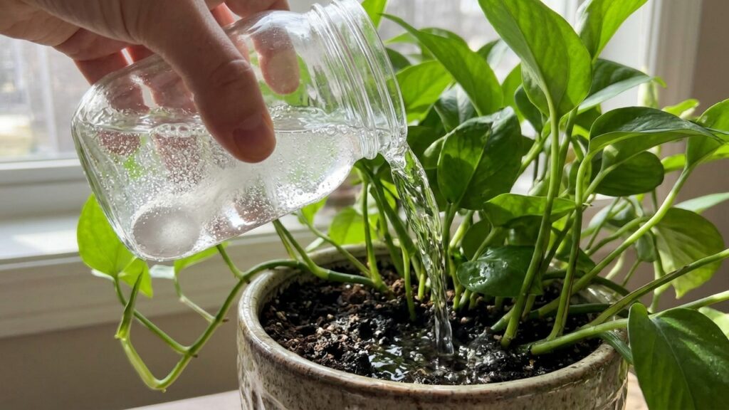 O remédio comum de farmácia que dissolvido na água da rega ativa as defesas naturais das plantas e impede que as folhas fiquem murchas