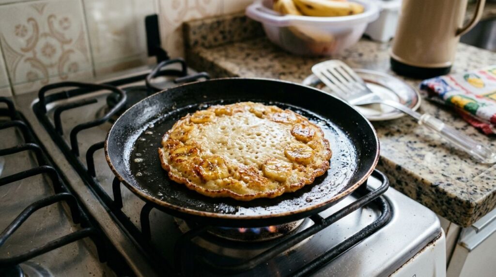 Bananas maduras que seriam descartadas viram um bolinho macio com apenas 3 ingredientes, sem farinha de trigo e sem precisar ligar o forno