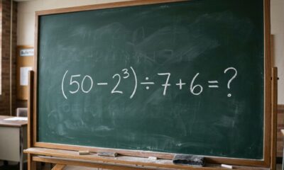 Só os mais atentos acertam de primeira sem usar calculadora: quanto é (50 − 2³) ÷ 7 + 6?