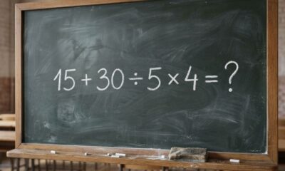 Parece uma conta de criança, mas muitos adultos erram: 15 + 30 ÷ 5 × 4