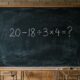 Não resolva na ordem em que está escrito: 20 − 18 ÷ 3 × 4 desafia sua memória matemática