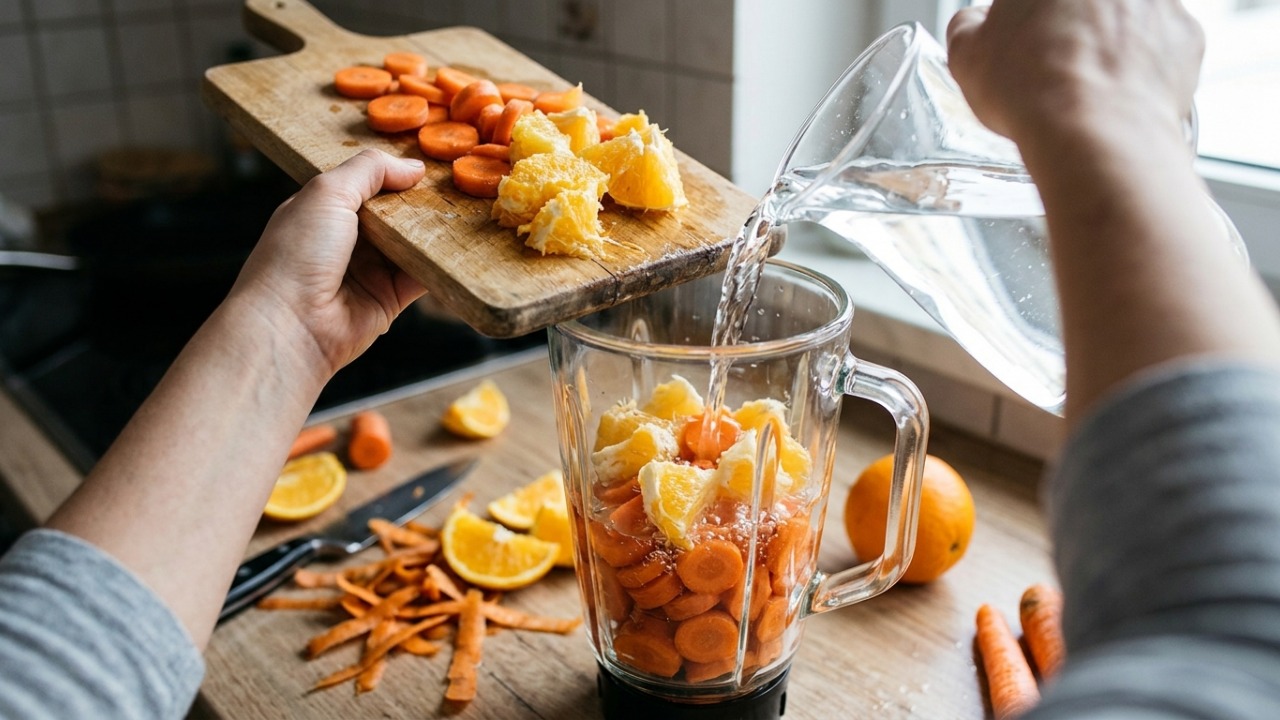 Cenoura e laranja no liquidificador: para que serve essa combinação e por que recomendam tomar