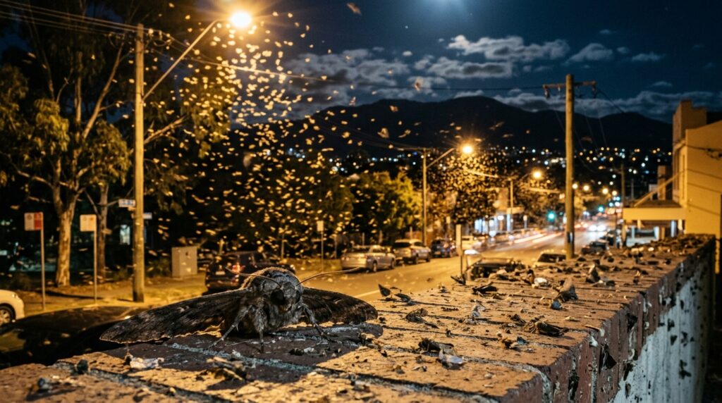 Mariposas de até 5 centímetros invadem casas, carros e paredes ao mesmo tempo durante migração em massa que percorre centenas de quilômetros e transforma cidades em um espetáculo impressionante